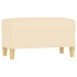 Banco de tela color crema 70x35x41