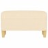 Banco de tela color crema 70x35x41