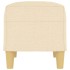 Banco de tela color crema 70x35x41