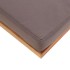 Reposapiés y cojín madera maciza acacia gris oscuro 66x66x36