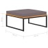 Reposapiés y cojín madera maciza acacia gris oscuro 66x66x36