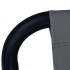 Tumbona de acero gris 200x90
