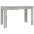 Mesa de comedor de madera de ingeniería gris 120x60x76