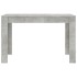Mesa de comedor de madera de ingeniería gris 120x60x76