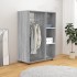 Armario madera contrachapada gris Sonoma 80x40x110