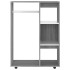 Armario madera contrachapada gris Sonoma 80x40x110