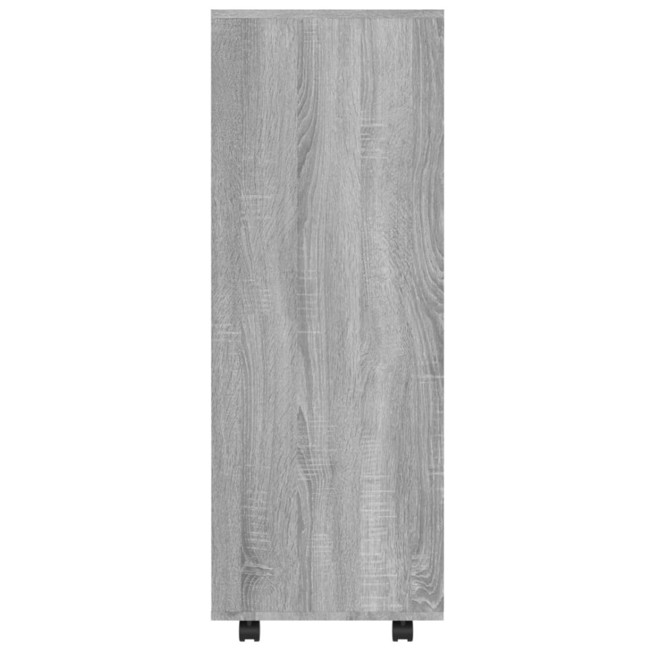 Armario madera contrachapada gris Sonoma 80x40x110