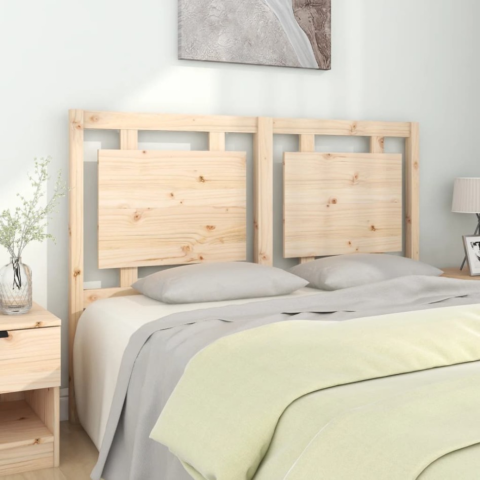 Cabecero de cama madera maciza de pino 140,5x4x100