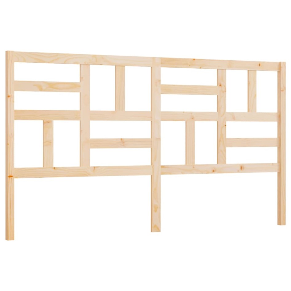 Cabecero de cama madera maciza de pino 186x4x104