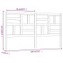 Cabecero de cama madera maciza de pino 186x4x104