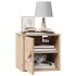 Armarios de pared 2 uds madera maciza de pino 31,5x30x30