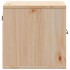 Armarios de pared 2 uds madera maciza de pino 31,5x30x30