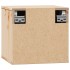 Armarios de pared 2 uds madera maciza de pino 31,5x30x30