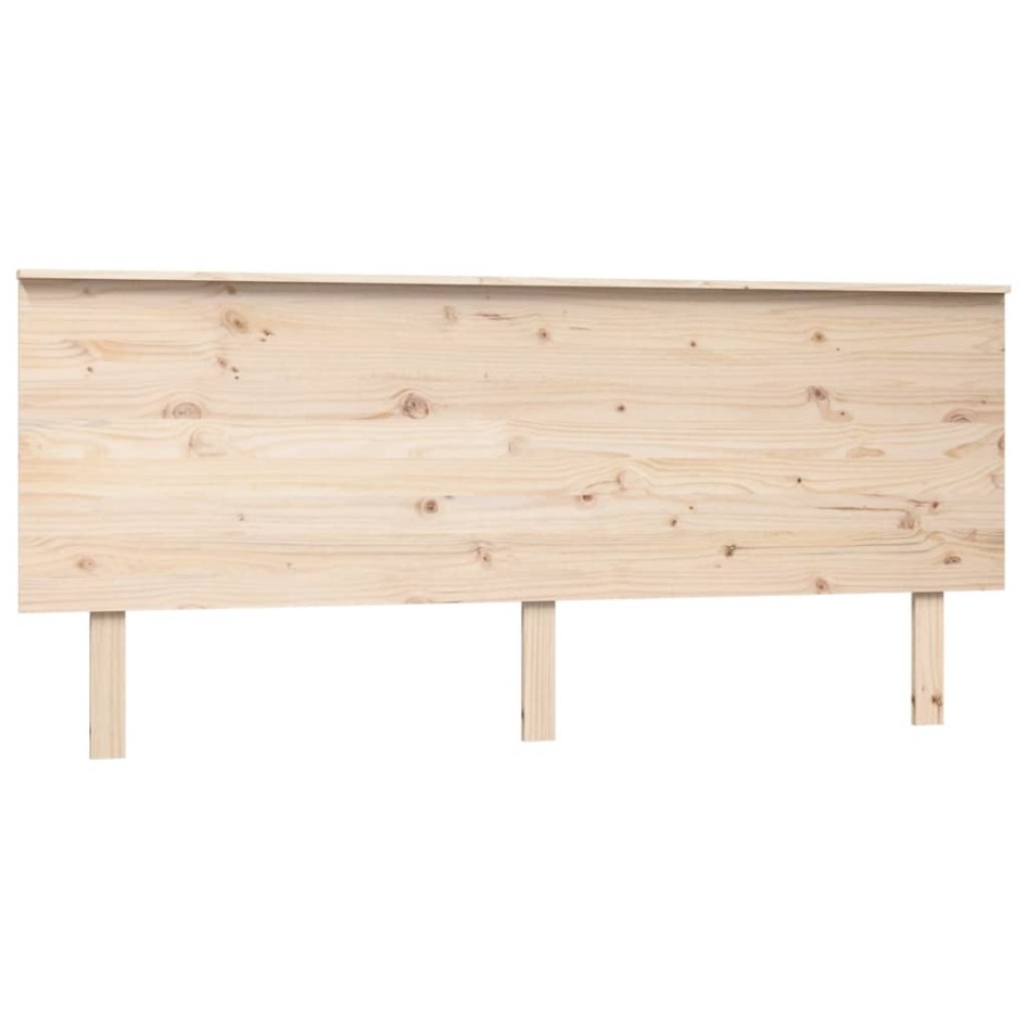 Cabecero de cama madera maciza de pino 184x6x82,5