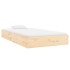 Estructura de cama sin colchón madera maciza 90x200