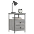 Mesitas noche 2 uds madera ingeniería gris Sonoma 34x35,5x50