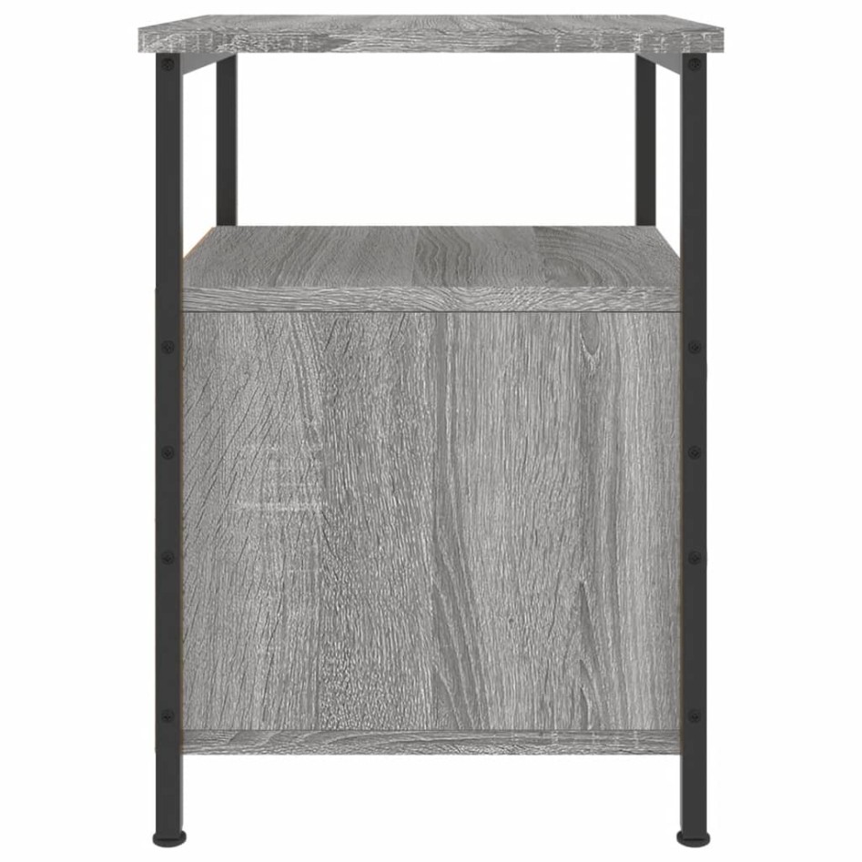 Mesitas noche 2 uds madera ingeniería gris Sonoma 34x35,5x50