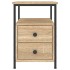 Mesita de noche madera de ingeniería roble Sonoma 34x35,5x50