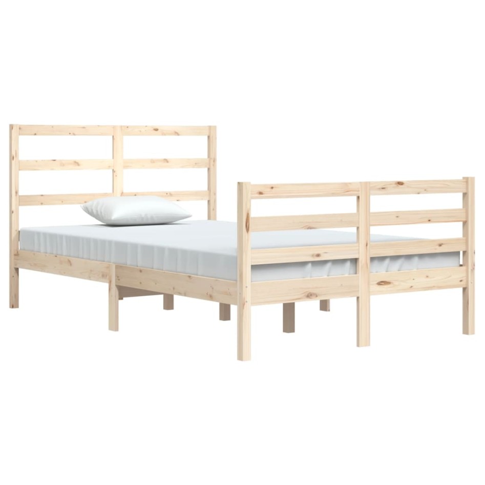 Estructura de cama madera maciza de pino 120x200