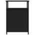 Mesitas de noche 2 uds madera contrachapada negro 40x42x60