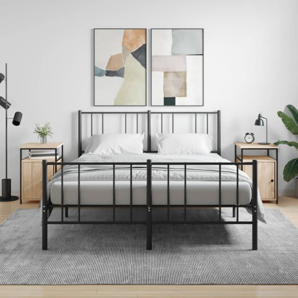 Mesitas noche 2 uds madera contrachapada color roble