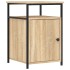 Mesitas noche 2 uds madera contrachapada color roble
