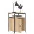 Mesitas noche 2 uds madera contrachapada color roble