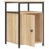 Mesitas noche 2 uds madera contrachapada color roble
