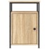 Mesitas noche 2 uds madera contrachapada color roble