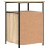 Mesitas noche 2 uds madera contrachapada color roble