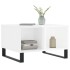 Mesa de centro madera contrachapada blanco brillo 60x50x36,5