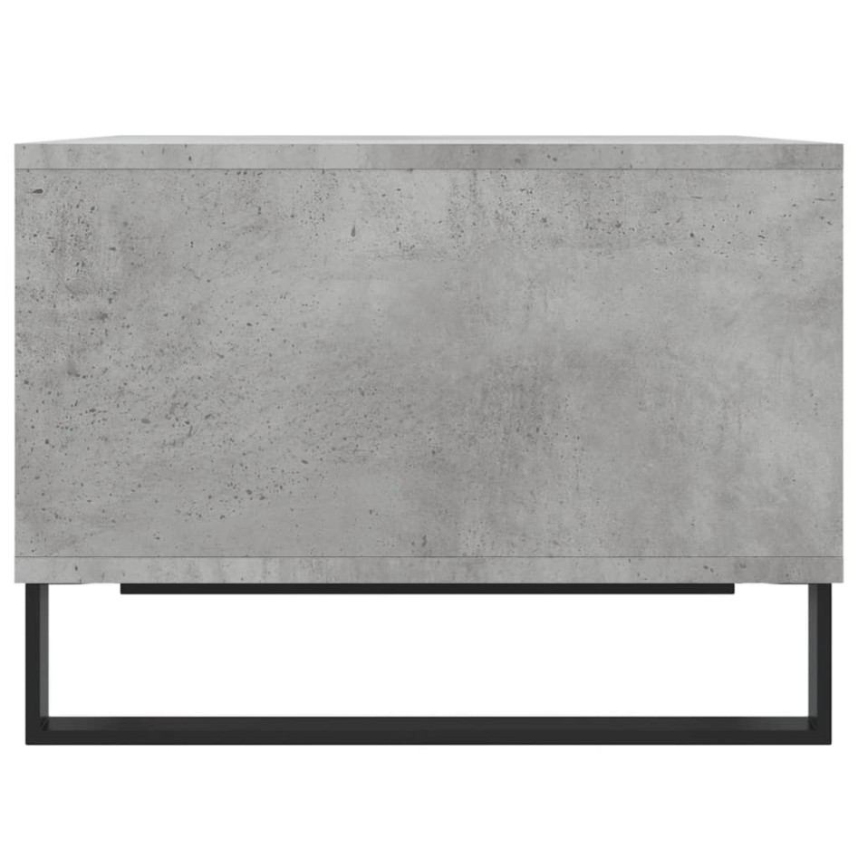 Mesa de centro madera contrachapada gris hormigón 60x50x36,5