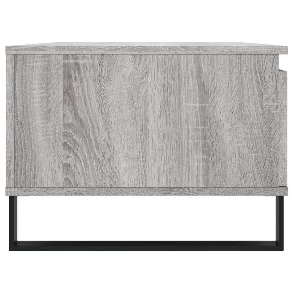 Mesa de centro madera contrachapada gris Sonoma 90x50x36,5