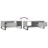 Mesa de centro madera contrachapada gris Sonoma 90x50x36,5