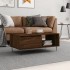 Mesa de centro madera contrachapada marrón roble 90x50x36,5