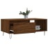 Mesa de centro madera contrachapada marrón roble 90x50x36,5