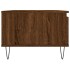 Mesa de centro madera contrachapada marrón roble 90x50x36,5