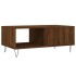 Mesa de centro madera contrachapada marrón roble 90x50x36,5