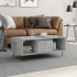 Mesa de centro madera contrachapada gris hormigón 90x50x36,5
