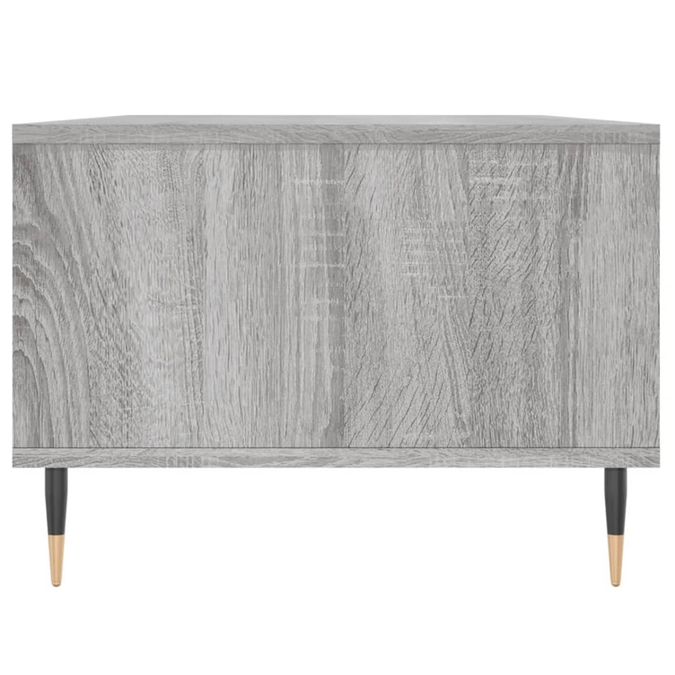 Mesa de centro madera contrachapada gris Sonoma 90x50x36,5