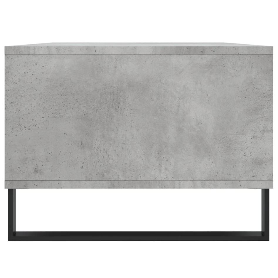 Mesa de centro madera contrachapada gris hormigón 90x50x36,5