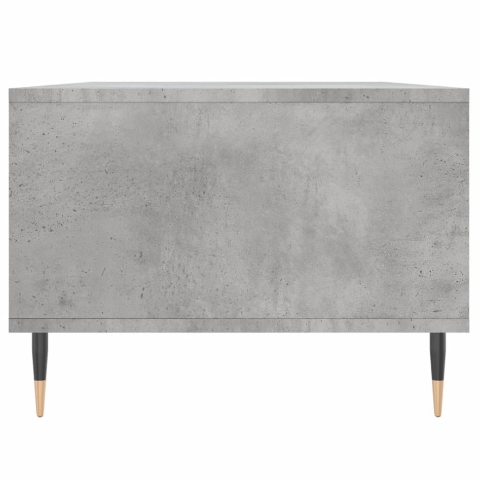 Mesa de centro madera contrachapada gris hormigón 90x50x36,5