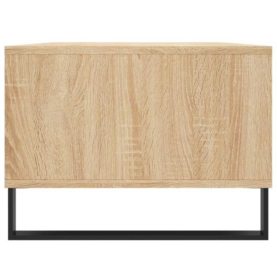 Mesa de centro madera contrachapada roble Sonoma 90x50x36,5