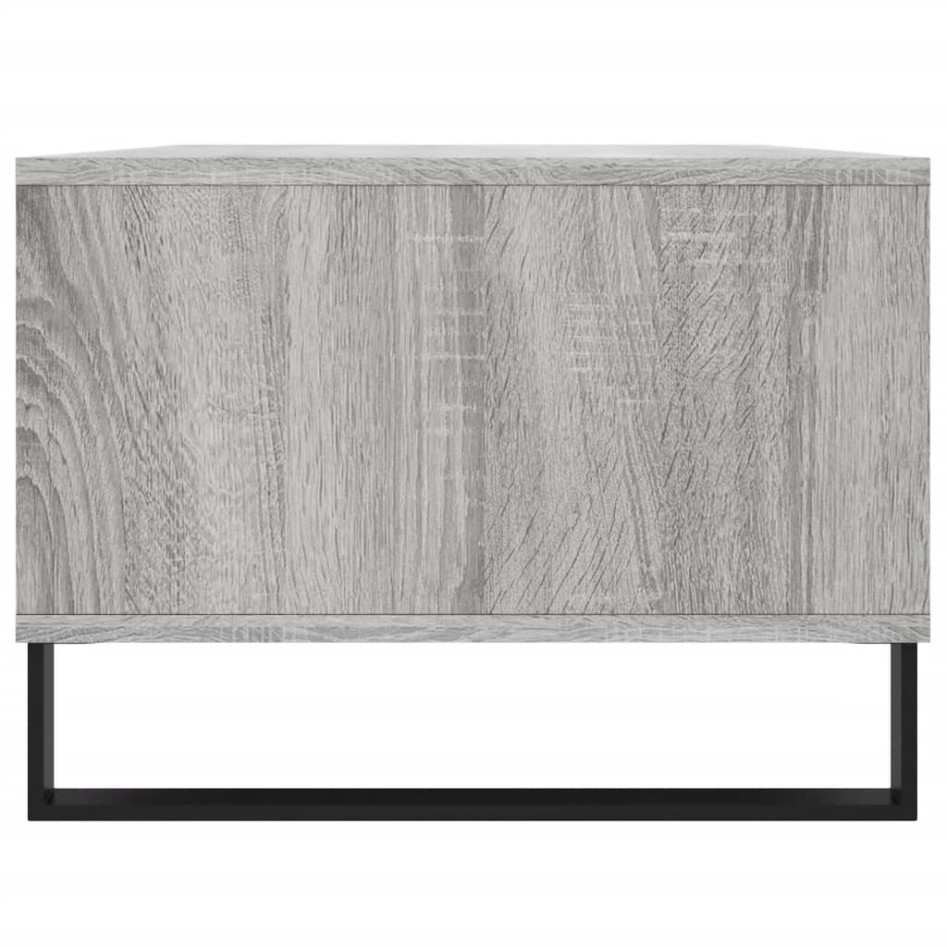 Mesa de centro madera contrachapada gris Sonoma 90x50x36,5
