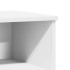 Mesitas de noche 2 uds madera de ingeniería blanco 40x35x50