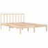 Estructura de cama de madera maciza de pino 160x200