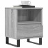 Mesita de noche 2 uds madera ingeniería gris Sonoma 40x35x50