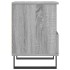 Mesita de noche 2 uds madera ingeniería gris Sonoma 40x35x50