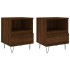 Mesitas noche 2 uds madera ingeniería marrón roble 40x35x50