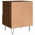Mesitas noche 2 uds madera ingeniería marrón roble 40x35x50